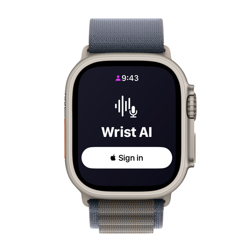 Sign in to Wrist AI